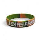 Pulseira de Silicone Texas Farm Infantil Confortável Estilo Country Western