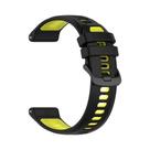Pulseira De Substituição De Silicone Bicolor 22mm Para Relógios Garmin Forerunner 970 965 955 Solar