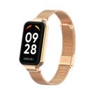 Pulseira De Substituição Em Aço Inoxidável Trançado Com Fecho Para Xiaomi Band 9 8 Active