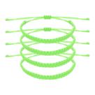 Pulseira de tecido ajustável MECCANIXITY Green para mulheres e homens Pulseira de tecido ajustável MECCANIXITY Green para mulheres e homens