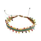 Pulseira De Tecido Trançado Colorida Boho De Verão Feita À Mão Para Mulheres Joias KKBEAD Pulseras
