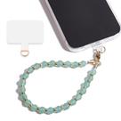 Pulseira de telefone Lostars Marble Beaded Green Aventurine