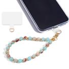 Pulseira de telefone Lostars Marble Beaded Green Shoushan