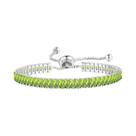 Pulseira De Tênis Unissex Preta Com Cristais Iced Out, Ajustável, Retangular, Zircônia, Joia Hip Hop