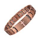 Pulseira De Terapia Magnética De Cobre Puro Masculina, 3500 Gauss, 3X Força, Presente De Natal Pulseira De Terapia Magnética De Cobre Puro Masculina, 3500 Gauss, 3X Força, Presente De Natal