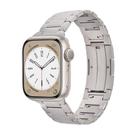 Pulseira de Titanium Click para Apple Watch 42/44/45/46/49mm, Originais iPlace, Silver