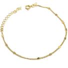 Pulseira Delicada De Coração Folheado A Ouro Pulseira Delicada De Coração Folheado A Ouro