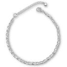 Pulseira Diamantada Banhada A Prata Semijoia