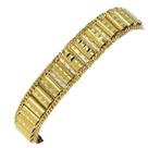 Pulseira Diamantada Banho De Ouro 18k 1214 Pulseira Diamantada Banho De Ouro 18k 1214