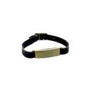Pulseira Dizimista Fiel de material sintético Preta com Dourado - Pacote com 10 Unidades