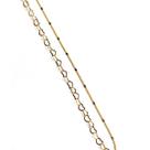 Pulseira Dupla Em Elos Coração e Mini Grumet Banhada a Ouro18 K (3C) Pulseira Dupla Em Elos Coração e Mini Grumet Banhada a Ouro18 K (3C)
