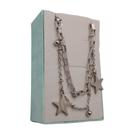 Pulseira dupla estrelas inox prateado