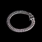 Pulseira Duplo Grumet - 21cm 10mm Fecho Gaveta I Prata 925