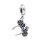 Pulseira E Colar De Charms Do Mickey Da Disney Em Prata Esterlina 925, Acessórios De Joias DIY,