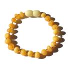 Pulseira e Tornozeleira Infantil 15cm Âmbar Báltico Milk Não Polido