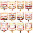 Pulseira Ecation, 96 peças, festa de outono, dia de ação de graças, conjunto a granel