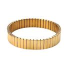 Pulseira Elástica Em Aço Titânio Com Formato De Coração Dourada Para Mulheres, Joias Hip Hop, Novo Pulseira Elástica Em Aço Titânio Com Formato De Coração Dourada Para Mulheres, Joias Hip Hop, Novo