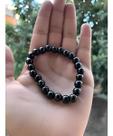 Pulseira Elástica Hematita Esfera 8mm Energia E Proteção Pedra Natural Pulseira Elástica Hematita Esfera 8mm Energia E Proteção Pedra Natural