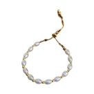 Pulseira Elegante Feminina Com Pérolas Simuladas Estilo Barroco Joia Da Moda Para Presentes De