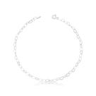 Pulseira Elo de Corações 18cm Prata 925
