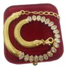 Pulseira Elo Rabo De Rato 5mm Banhada a Ouro