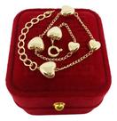 Pulseira Elo Veneziana 1mm Banhado a Ouro