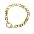 Pulseira Elos Banho Ouro
