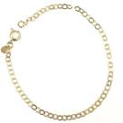 Pulseira Elos Folheado A Ouro