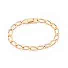 Pulseira Elos Groumet Banhado a Ouro Rommanel 552204 Pulseira Elos Groumet Banhado a Ouro Rommanel 552204