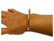 Pulseira Em Ouro 10k 416 Meia Cana Da Mamãe Bracelete