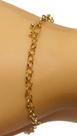 Pulseira Em Ouro 18k 750 Argolinhas 18 Cm