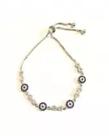 Pulseira em Prata 925 com Vários Olhos Gregos - Ref: PBIJU000162 Pulseira em Prata 925 com Vários Olhos Gregos - Ref: PBIJU000162