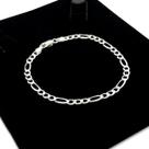Pulseira Em Prata 925 Legítima 3x1 Grumet Maciça Masculina