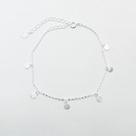 Pulseira em prata 925 lisa lap 6 medalhas penduradas 4mm - inspiração pandora