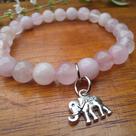 Pulseira em Quartzo Rosa Vibe Vital