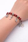 Pulseira Espiritual Orixá Ogum Vermelho Proteção Força Coragem Espiritual
