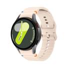 Pulseira Esportiva De Silicone 40mm 44mm Para Samsung Galaxy Watch 7 FE 5 pro 6 4 Classic