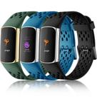 Pulseira esportiva Maledan compatível com Fitbit Charge 5/6, pacote com 3
