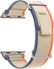 Pulseira esportiva Trail Loop de nylon macio compatível Apple Watch Ultra 2 Ultra de 49 mm, séries 10 de 46 mm, 9, 8, SE 2, 7,