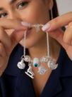Pulseira Estilo Pandora Folheada a Prata REF 500003