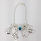 Pulseira Estilo Pandora Folheado a Prata REF 500003