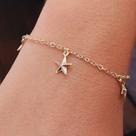 Pulseira Estrela Folheado A Ouro