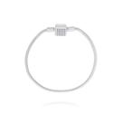 Pulseira Fecho Cravejado de Zircônias cristal