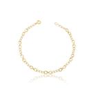 Pulseira Feminina 18 cm Ouro 10K Infinitos Pulseira Feminina 18 cm Ouro 10K Infinitos