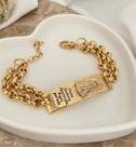 Pulseira Feminina Aparecida do Norte Banhada a Ouro18k Pulseira Feminina Aparecida do Norte Banhada a Ouro18k