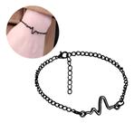Pulseira Feminina Batimento Coração Amor Exclusivo