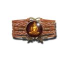 Pulseira Feminina Buda Zen Sentado Ajustável