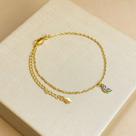 Pulseira Feminina com Pingente de Melancia Delicado Magali Pulseira Feminina com Pingente de Melancia Delicado Magali
