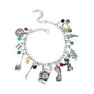 Pulseira Feminina De Anime Stranger Charm Com Pingente Esmaltado Artesanal Joia De Desenho Animado