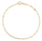 Pulseira Feminina De Ouro 18k Bailarina Losango 18cm Pulseira Feminina De Ouro 18k Bailarina Losango 18cm